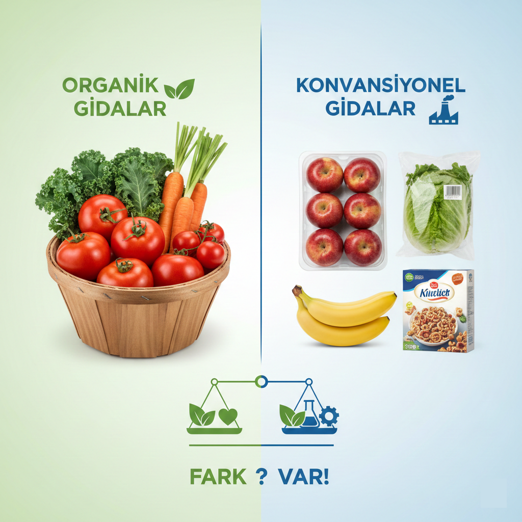 Organik ve Konvansiyonel Gıdalar Arasındaki Farklar