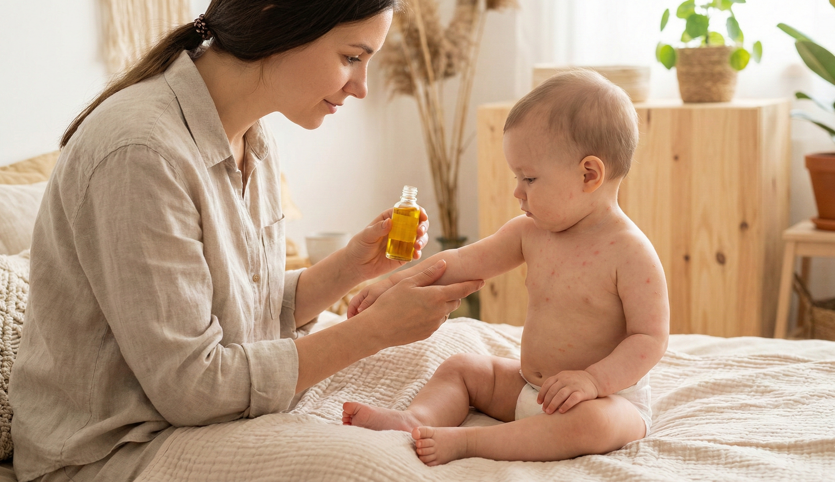 Bebeklerde Sıcaktan Oluşan İsilik Nasıl Geçer? Organik ve Doğal Çözüm Yolları