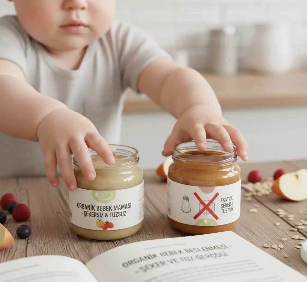 Organik Bebek Gıdalarında Şeker ve Tuz Gerçeği